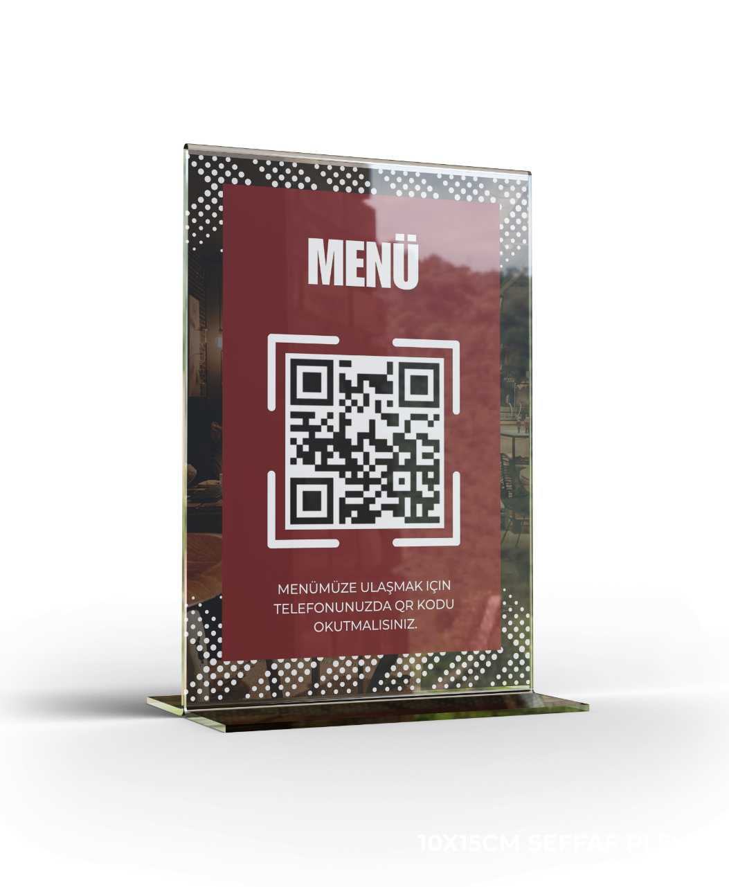 QR Kod Menü Standı