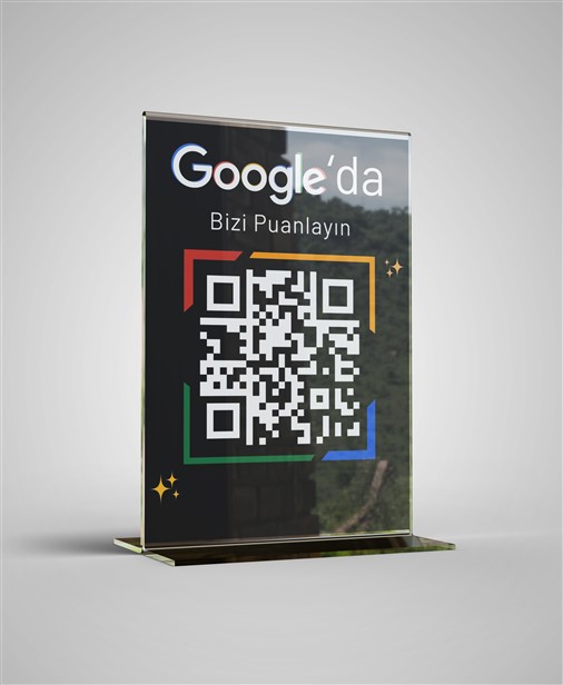 Google Yorum Standı Pleksi